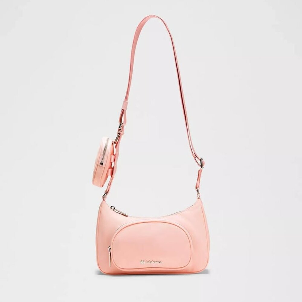 Lululemon Crossbody Bag with Nano Pouch 2L in Flush Pink, BNWT